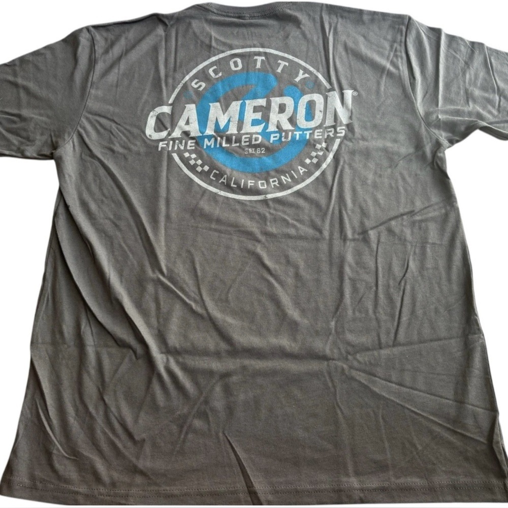 NWT SCOTTY CAMERON GALLERY Circle T Garage Tour Putters Tee Shirt Gray L XL XXL